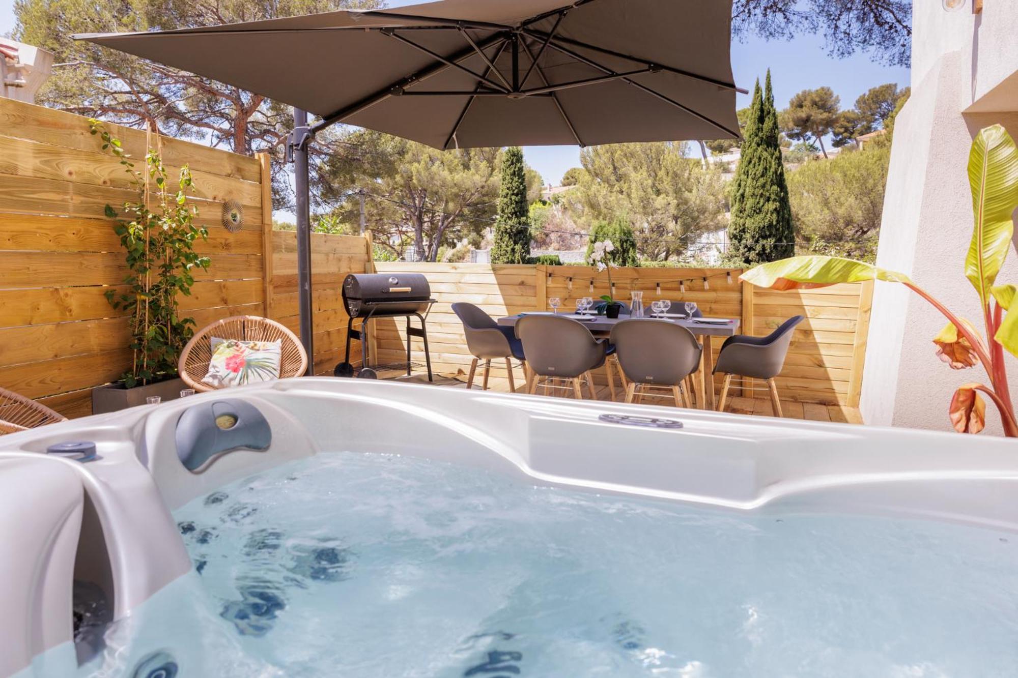 Maison Osmoz En Vau - jacuzzi, clim par Dodo à Cassis Esterno foto